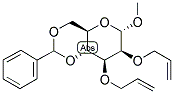 METHYL 2,3-O-DIALLYL-4,6-O-BENZYLIDENE-A-D-MANNOPYRANOSIDE 结构式