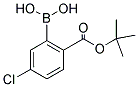T-BUTYL-4'-CHLOROBENZOATE-2'-BORONIC ACID 结构式