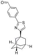 4-[4-(1-ADAMANTYL)-1,3-THIAZOL-2-YL]BENZALDEHYDE 结构式