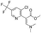 Methyl (Z)-2-[3-chloro-5-(trifluoromethyl)-2-pyridinyl]-3-(dimethylamino)-2-propenoate 结构式