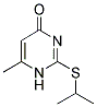 2-(ISOPROPYLTHIO)-6-METHYLPYRIMIDIN-4(1H)-ONE 结构式