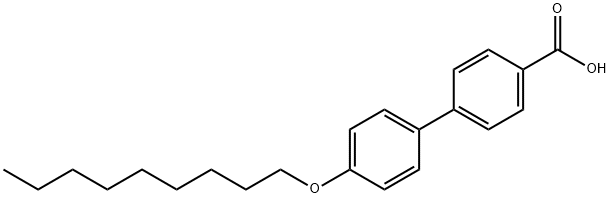 4'-(NONYLOXY)[1,1'-BIPHENYL]-4-CARBOXYLIC ACID 结构式