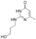 2-[(3-HYDROXYPROPYL)AMINO]-6-METHYLPYRIMIDIN-4(3H)-ONE 结构式