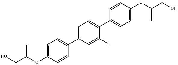 Bis-1,4-(4-(2-phenoxy-1-propanol))-2-fluorobenzene 结构式