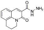 2,3-Dihydro-5-oxo-(1H,5H)-benzo[ij]quinolizine-6-carboxylic acid hydrazide 结构式