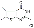 2-(CHLOROMETHYL)-5,6-DIMETHYLTHIENO[2,3-D]PYRIMIDIN-4(3H)-ONE 结构式