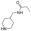 N-PIPERIDIN-4-YLMETHYL-PROPIONAMIDE 结构式