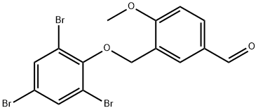 4-METHOXY-3-(2,4,6-TRIBROMO-PHENOXYMETHYL)-BENZALDEHYDE