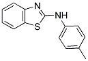 N-(4-METHYLPHENYL)-1,3-BENZOTHIAZOL-2-AMINE 结构式