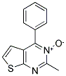 2-METHYL-4-PHENYLTHIENO[2,3-D]PYRIMIDINE 3-OXIDE 结构式