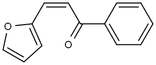 3-(2-Furyl)-1-phenyl-2-propen-1-one 结构式