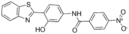 N-(4-(苯并[D]噻唑-2-基)-3-羟基苯基)-4-硝基苯甲酰胺 结构式