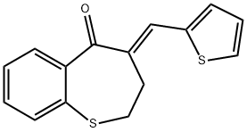 4-[(E)-2-THIENYLMETHYLIDENE]-3,4-DIHYDRO-1-BENZOTHIEPIN-5(2H)-ONE 结构式