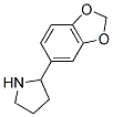 2-BENZO[1,3]DIOXOL-5-YL-PYRROLIDINE 结构式