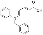 3-(1-BENZYL-1H-INDOL-3-YL)-ACRYLIC ACID 结构式