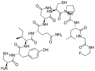 OXYTOCIN-2-FLUOROETHYL AMIDE 结构式