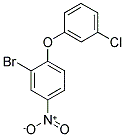 2-BROMO-1-(3-CHLOROPHENOXY)-4-NITROBENZENE 结构式