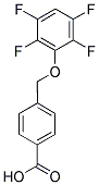 4-[(2,3,5,6-四氟苯氧基)甲基]苯甲酸 结构式