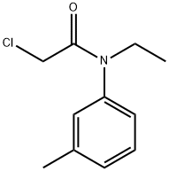 2-氯-N-乙基-N-间甲苯基乙酰胺 结构式