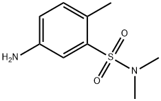 5-AMINO-2,N,N-TRIMETHYL-BENZENESULFONAMIDE 结构式