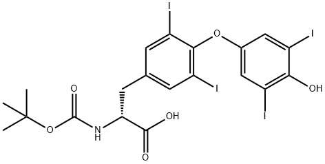 BOC-D-THYROXINE 结构式