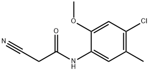 N-(4-CHLORO-2-METHOXY-5-METHYL-PHENYL)-2-CYANO-ACETAMIDE 结构式