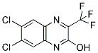 6,7-DICHLORO-3-(TRIFLUOROMETHYL)-2-QUINOXALINOL 结构式