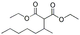 DIETHYL (1-METHYLHEXYL)MALONATE 结构式
