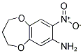 8-NITRO-3,4-DIHYDRO-2H-1,5-BENZODIOXEPIN-7-AMINE 结构式