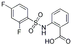 2-(2,4-DIFLUORO-BENZENESULFONYLAMINO)-BENZOIC ACID 结构式