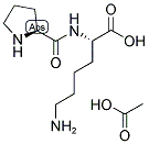 H-PRO-LYS-OH ACETATE SALT 结构式