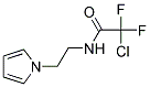 2-CHLORO-2,2-DIFLUORO-N-[2-(1H-PYRROL-1-YL)ETHYL]ACETAMIDE 结构式