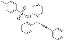 4-METHYL-N-(2-(1-MORPHOLINO-3-PHENYLPROP-2-YNYL)PHENYL)BENZENESULFONAMIDE 结构式