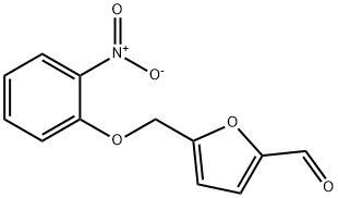 5-(2-硝基苯氧甲基)呋喃-2-甲醛 结构式