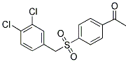 4-(3,4-DICHLOROBENZYL)-SULFONYL-ACETOPHENONE 结构式