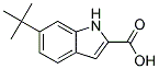 6-叔丁基-1H-吲哚-2-羧酸 结构式