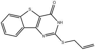 2-(ALLYLSULFANYL)[1]BENZOTHIENO[3,2-D]PYRIMIDIN-4-OL 结构式