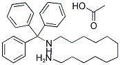 N-1-TRITYL-1,12-DIAMINODODECANE ACETATE 结构式