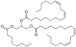 1,2亚油酸-3-癸酸甘油酯 结构式