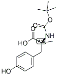 BOC-ALPHA-METHYL-L-TYR 结构式