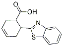 3-CYCLOHEXENE-1-CARBOXYLIC ACID, 6-(2-BENZOTHIAZOLYL)- 结构式