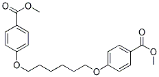 4,4'-(己烷-1,6-二基双(氧基))二苯甲酸二甲酯 结构式