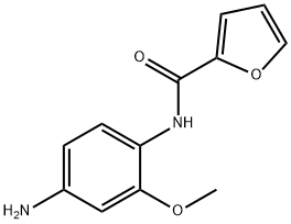 呋喃-2-羧酸(4-氨基-2-甲氧基-苯基)-酰胺 结构式