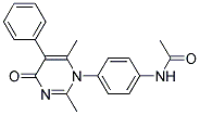 N-[4-(2,6-DIMETHYL-4-OXO-5-PHENYLPYRIMIDIN-1(4H)-YL)PHENYL]ACETAMIDE 结构式