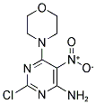 4-(6-AMINO-2-CHLORO-5-NITRO-4-PYRIMIDINYL)MORPHOLINE 结构式