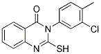 3-(3-CHLORO-4-METHYL-PHENYL)-2-MERCAPTO-3H-QUINAZOLIN-4-ONE 结构式