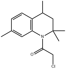 2-氯-1-(2,2,4,7-四甲基-3,4-二氢喹啉-1(2H)-基)乙-1-酮 结构式