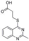 3-[(2-METHYLQUINAZOLIN-4-YL)THIO]PROPANOIC ACID 结构式