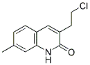3-(2-CHLOROETHYL)-7-METHYLQUINOLIN-2(1H)-ONE 结构式