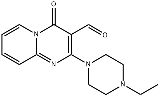 2-(4-ETHYL-PIPERAZIN-1-YL)-4-OXO-4H-PYRIDO[1,2-A]PYRIMIDINE-3-CARBALDEHYDE 结构式